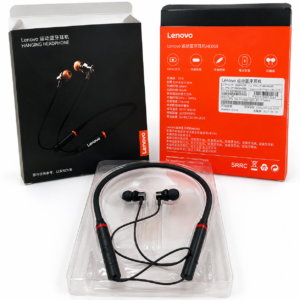 Lenovo HE05X Bluetooth Neckband – Wireless Hanging Headphone with Mic