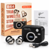 B64 Wireless 6.0 TWS Earbuds – Hi-Fi Sound, Digital Display & Premium Ear Hook Design