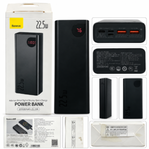 Baseus Adaman 20000mAh 22.5W Fast Charging Power Bank with Digital Display