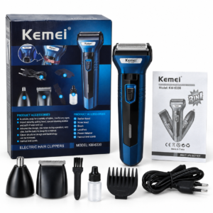 Kemei KM-6330 3-in-1 Professional Grooming Kit – Hair, Beard & Nose Trimmer